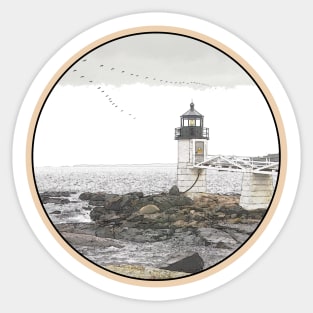 Maine - Marshall Lighthouse Sticker